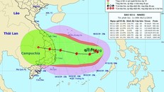 Bão số 6 suy yếu trước khi đổ bộ Quảng Ngãi-Khánh Hòa đêm 10/11