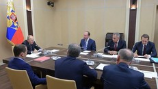 Tổng thống Nga Vladimir Putin tại cuộc họp Hội đồng An ninh Liên bang Nga. Ảnh: RIA