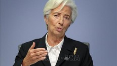 Chủ tịch ECB Christine Lagarde. Ảnh: AFP/TTXVN