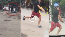 Hình ảnh cảnh sát hình sự nổ súng khống chế các đối tượng