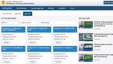 Học sinh sẽ làm bài khảo sát kiến thức trên phần mềm Hanoi Study