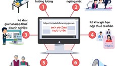 Dịch vụ công trực tuyến hỗ trợ người dân bị ảnh hưởng do dịch COVID-19. Ảnh: TTXVN.