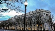 Trụ sở Bộ Tư pháp Mỹ. Ảnh: Reuters