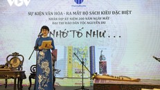 Chuỗi sự kiện văn hoá kỷ niệm 200 năm ngày mất của Đại thi hào Nguyễn Du chính thức khai mạc vào sáng 29/10.