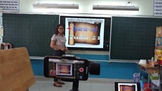 Giáo viên tại TPHCM luôn sẵn sàng “kích hoạt” dạy học trực tuyến để phòng dịch Covid-19. Ảnh: N.Phong