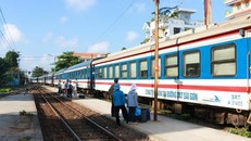 Đường sắt áp dụng chương trình kích cầu giảm 50% giá vé tàu trong tháng 1/2021 trên các tuyến. Ảnh: minh họa