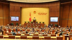 Toàn cảnh Chủ tịch Quốc hội Nguyễn Thị Kim Ngân phát biểu khai mạc Kỳ họp thứ 10, Quốc hội khóa XIV, ngày 20/10/2020. Ảnh: Trí Dũng/TTXVN 