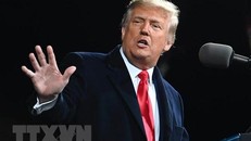 Tổng thống Mỹ Donald Trump phát biểu tại một sự kiện ở Valdosta, bang Georgia. (Ảnh: AFP/TTXVN)