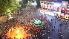Tạm dừng hoạt động phố đi bộ hồ Hoàn Kiếm từ ngày 5-2-2021