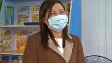 Cô Nguyễn Thị Tuất, giáo viên trường Tiểu học Sài Sơn B. (Ảnh: N.H)