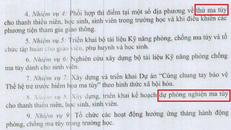 Bản kế hoạch của Bộ GD&ĐT có hai cụm từ khó hiểu.