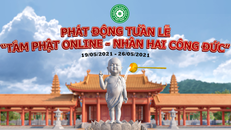 Dấu ấn tuần lễ 'Tắm Phật online – Nhân hai công đức'
