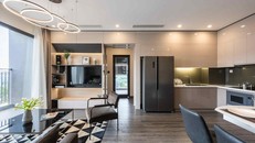 Khách thuê tham gia chương trình Tổ ấm an vui có 2 sự lựa chọn: căn hộ đã hoàn thiện nội thất đầy đủ, bao gồm đồ điện tử hoặc căn hộ hoàn thiện nội thất cơ bản