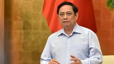Thủ tướng Phạm Minh Chính: Chúng ta đã hy sinh để thực hiện giãn cách, phong tỏa thì dứt khoát phải kiểm soát được tình hình - Ảnh: VGP/Nhật Bắc