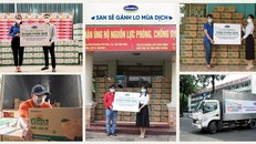 45.000 phần quà là những sản phẩm dinh dưỡng thiết yếu được Vinamilk trao tặng cho người dân, người lao động có hoàn cảnh khó khăn.