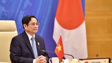 Thủ tướng Phạm Minh Chính nhấn mạnh hai bên cần phối hợp chặt chẽ trong phục hồi và ổn định các chuỗi cung ứng bị đứt gãy do COVID-19, tạo điều kiện thuận lợi và hỗ trợ tối đa để các doanh nghiệp, nhà đầu tư Nhật Bản. Ảnh: VGP/Nhật Bắc