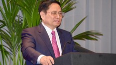 Thủ tướng Phạm Minh Chính: Dù ở đâu, nhìn thấy người Việt Nam nhất là lúc xa quê hương đều thấy ấm cúng - Ảnh TTXVN