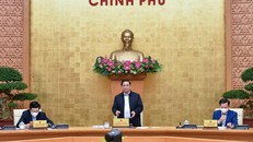 Thủ tướng Chính phủ Phạm Minh Chính chủ trì phiên họp Chính phủ thường kỳ tháng 11 - Ảnh: VGP