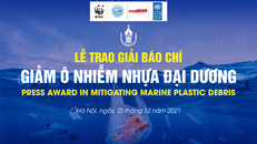 Tạp chí Ngày Nay đạt giải Nhì Giải báo chí về 'Giảm ô nhiễm nhựa đại dương'