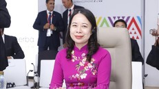 Phó Chủ tịch nước Võ Thị Ánh Xuân phát biểu tại Hội nghị cấp cao cộng đồng Pháp ngữ lần thứ 18