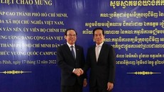 Thành phố Hồ Chí Minh và thủ đô Phnom Penh khẳng định vai trò trụ cột trong hợp tác cấp địa phương