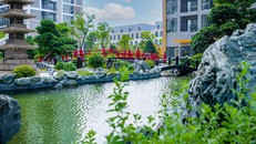 Những căn hộ với ban công view trực diện xuống vườn Nhật nội khu có thể thiết kế thành “duo garden view” độc đáo.