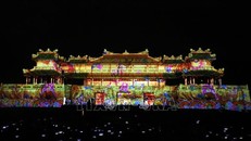 Ngọ Môn Huế thêm lung linh từ hiệu ứng ánh sáng 3D chương trình "Huế by light - The live show"