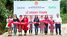 Grab khánh thành cây cầu thứ 7 và thứ 8 thuộc dự án “Xây cầu đến lớp” 