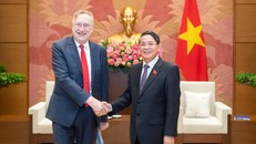 Phó Chủ tịch Quốc hội Nguyễn Đức Hải tiếp Chủ tịch Ủy ban Thương mại quốc tế của Nghị viện châu Âu