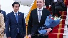 Chủ tịch Quốc hội Phần Lan Jussi Halla-aho đến Hà Nội, bắt đầu thăm chính thức Việt Nam