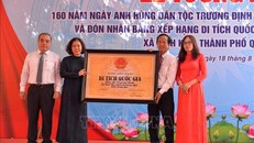 Quảng Ngãi đón nhận Bằng xếp hạng di tích Quốc gia Đền thờ Trương Định