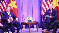 Tổng Bí thư, Chủ tịch nước Tô Lâm gặp Tổng thống Hoa Kỳ Joe Biden