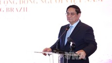 Thủ tướng Phạm Minh Chính gặp gỡ cộng đồng người Việt Nam tại Brazil