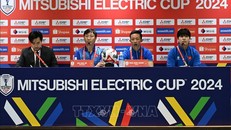 ASEAN Cup 2024: Hai đội Việt Nam và Thái Lan họp báo tại Bangkok trước trận chung kết lượt về ​