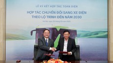 : Ông Trần Lê Phương – Phó Tổng giám đốc GSM và ông Nguyễn Ngọc Linh – Phó Tổng giám đốc Tổng công ty SAMCO ký kết thoả thuận hợp tác