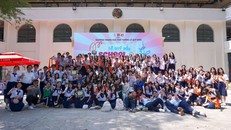 Học sinh trường THPT Lê Qúy Đôn (Quận 3, TP Hồ Chí Minh).