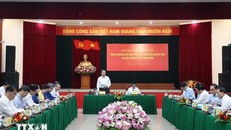 Tổng Bí Thư Tô Lâm phát biểu tại buổi làm việc với Ban Tổ chức Trung ương. (Ảnh: Thống Nhất/TTXVN)