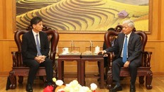 Chủ tịch Ủy ban Trung ương Mặt trận Tổ quốc Việt Nam tiếp Chủ tịch KOVECA, Hàn Quốc