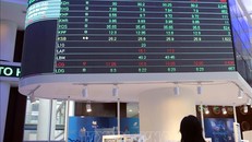 Nhà đầu tư theo dõi diễn biến thị trường chứng khoán. Ảnh tư liệu: Hứa Chung/TTXVN.