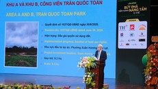 Ông Ngô Minh Hải- Chủ tịch HĐQT Tập đoàn TH phát biểu tại Hội nghị Xúc tiến đầu tư tỉnh Lâm Đồng 2025