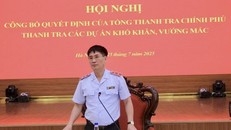 Thanh tra Chính phủ công bố quyết định thanh tra 2 dự án tại Bộ Văn hóa, Thể thao và Du lịch. Ảnh: Vietnamplus.