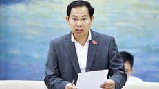 Tổng thư ký Quốc hội, Chủ nhiệm Văn phòng Quốc hội Lê Quang Mạnh phát biểu. Ảnh: Doãn Tấn/TTXVN