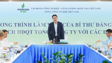 Đồng chí Nguyễn Thanh Bình – Bí thư Đảng ủy, Chủ tịch HĐQT PV GAS chủ trì buổi làm việc