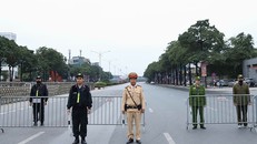 Bảo đảm trật tự, an toàn giao thông phục vụ sơ duyệt, diễn tập phương án bảo vệ Đại hội XIV của Đảng