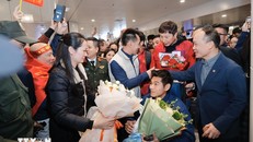 Đội tuyển U23 Việt Nam về nước trong sự chào đón nồng nhiệt của người hâm mộ