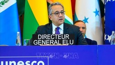 Tổng Giám đốc UNESCO, ông Khaled El-Enany. Ảnh: TTXVN phát