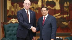 Thủ tướng Phạm Minh Chính tiếp Tổng Giám đốc Hãng thông tấn TASS của Liên bang Nga