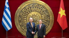 Phó Chủ tịch Quốc hội Nguyễn Đức Hải hội đàm với Phó Chủ tịch thứ nhất Quốc hội Hy Lạp