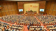 Quang cảnh một phiên họp của Quốc hội khóa XV