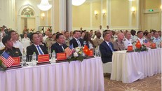 Các đại biểu tham dự tại lễ khai mạc Chương trình Đối tác Thái Bình Dương - Bạn bè Thái Bình Dương năm 2026.